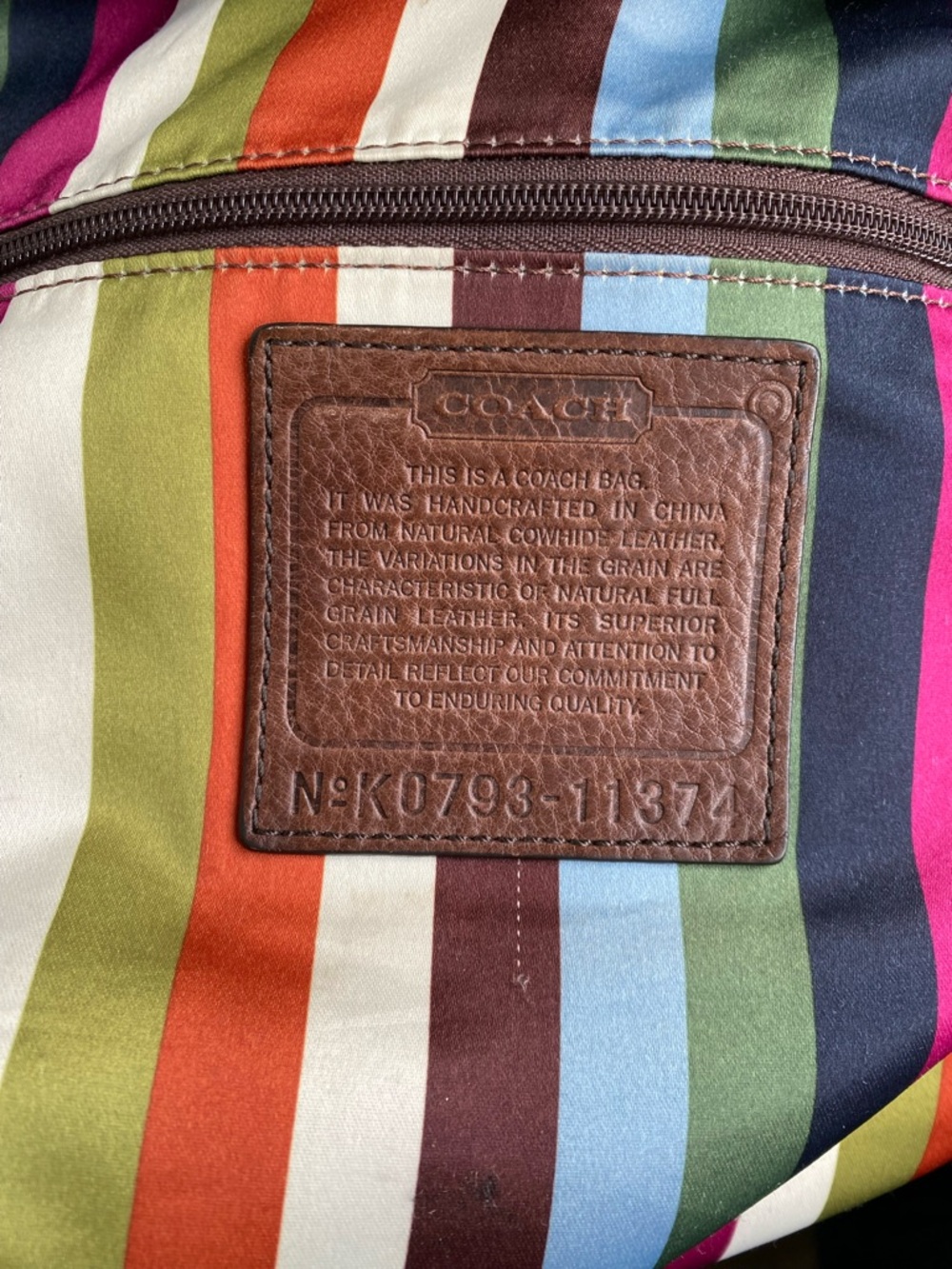 Coach XL Legacy Thompson Tote in Brown - Picture 15 of 17